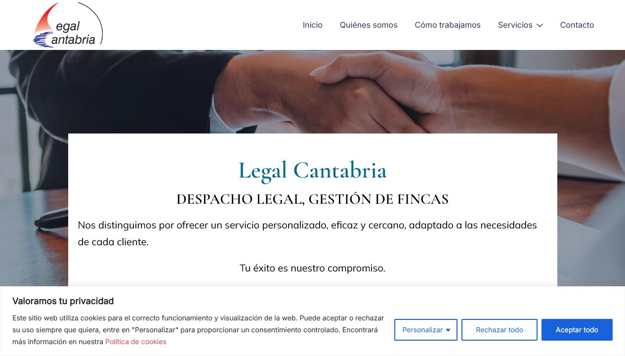 Web de Legal Cantabria