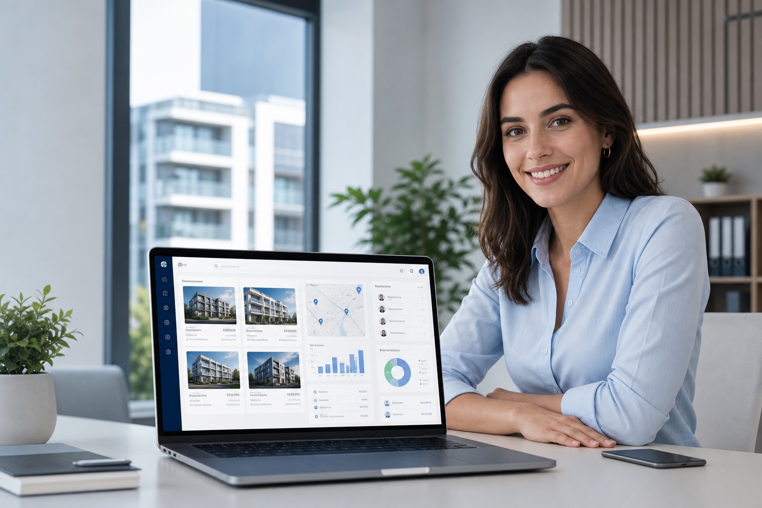 Web inmobiliaria conectada al software de gestion