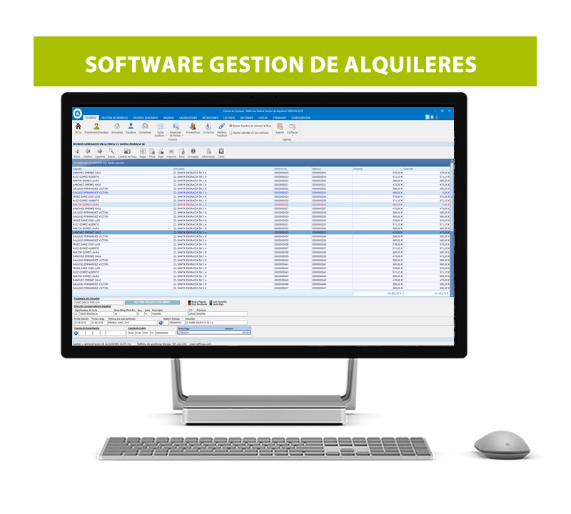 NetFincas Vertical: software de gestión de alquileres