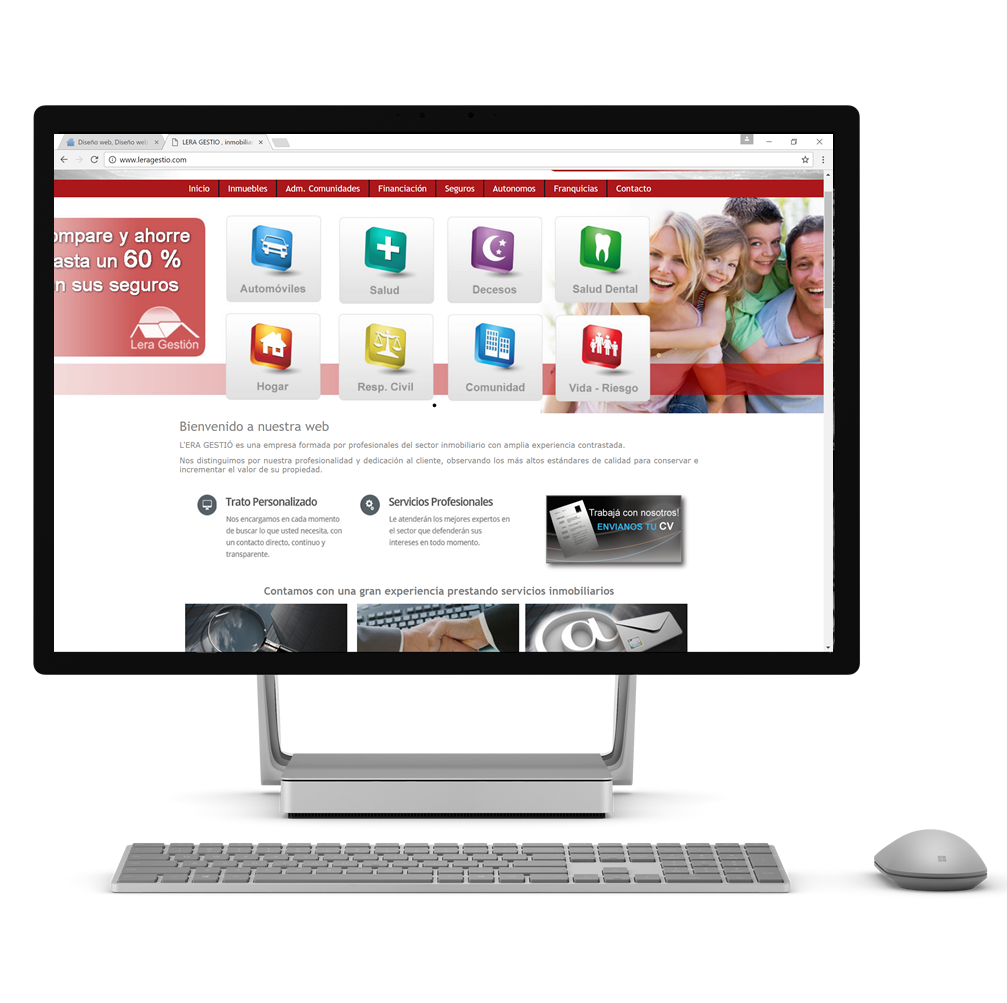 Diseño web para administradores de fincas